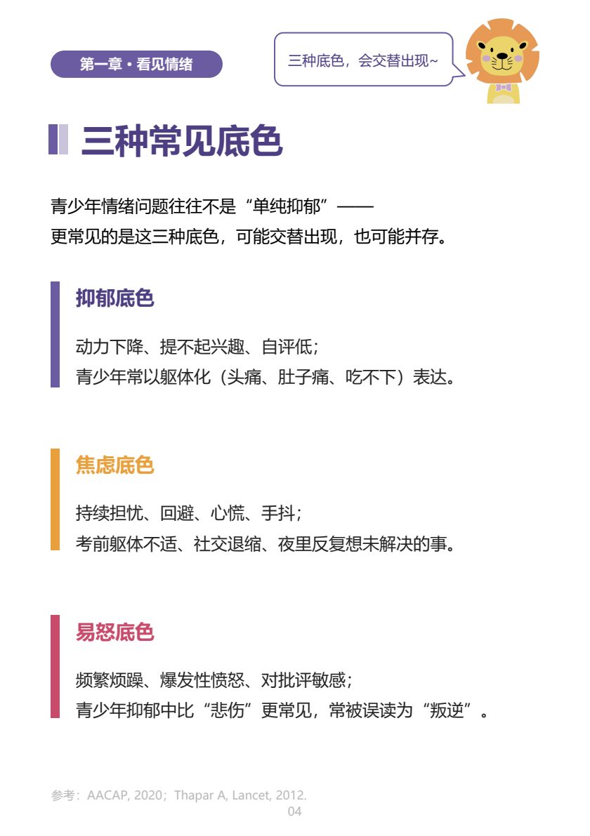 青少年情绪健康家长手册 第4页
