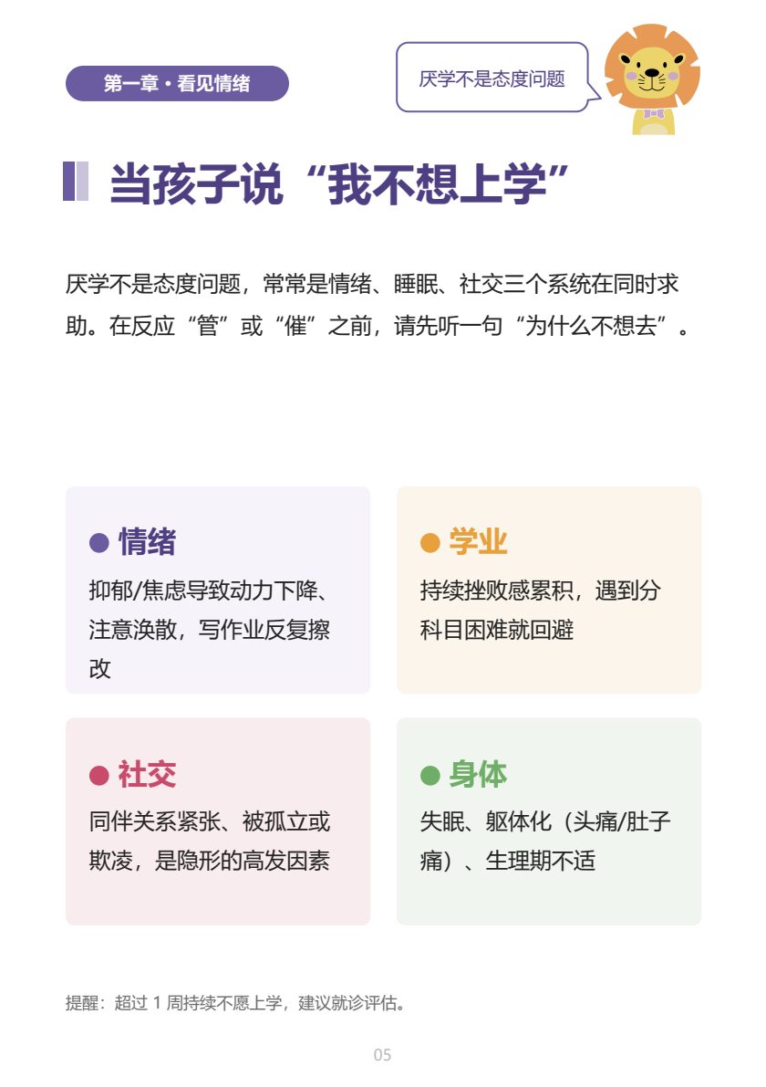 青少年情绪健康家长手册 第5页